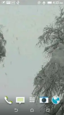 Play Snow 3D Video Live Wallpaper