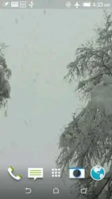 Play Snow 3D Video Live Wallpaper