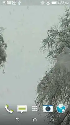 Play Snow 3D Video Live Wallpaper