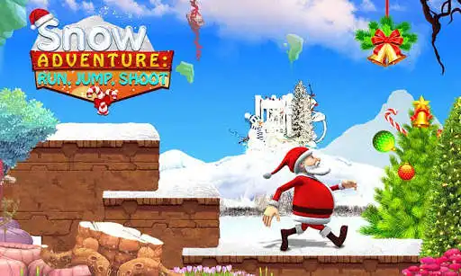 Play APK Snow Adventure Run, Jump, Shoot  and enjoy Snow Adventure Run, Jump, Shoot with UptoPlay com.gamerstech.snowadventure.arcade.running.jumping.shooting.gamefree