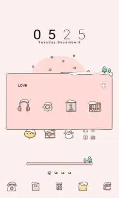 Play snow and dodol launcher theme Play snow and dodol launcher theme