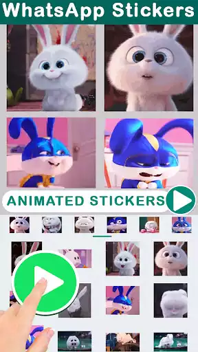 Play Snowball Animated Stickers WAStickerApps as an online game Snowball Animated Stickers WAStickerApps with UptoPlay