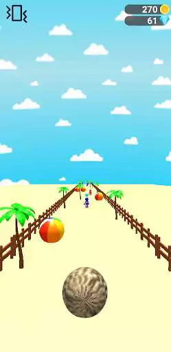 Play Snowball Crush: 3D as an online game Snowball Crush: 3D with UptoPlay