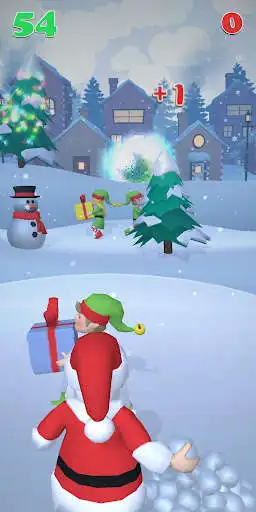 Play APK Snowball Santa  and enjoy Snowball Santa with UptoPlay com.Paradym3.SnowballSantaFree