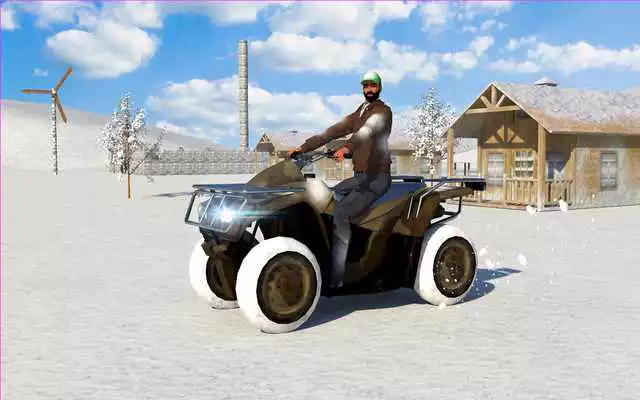 Play Snow Bike 3D Parking