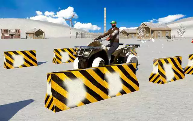 Play Snow Bike 3D Parking
