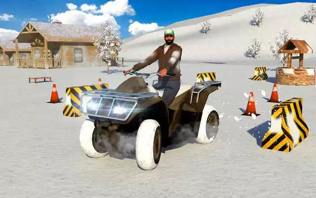 Play Snow Bike 3D Parking