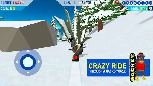Play SnowBird - snowboarding games as an online game SnowBird - snowboarding games with UptoPlay