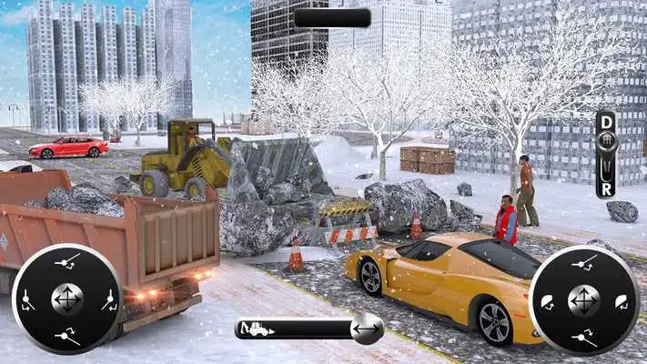 Play Snow Blower Truck Excavator