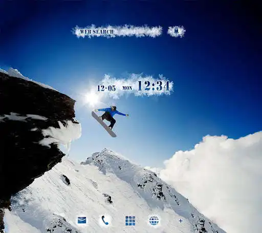 Play snowboarder Wallpaper Snow&Sky  and enjoy snowboarder Wallpaper Snow&Sky with UptoPlay