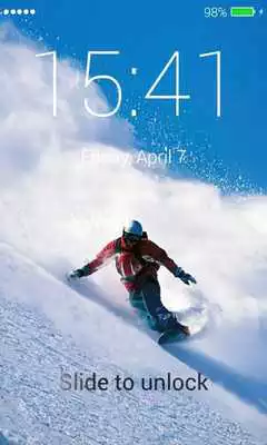Play Snowboarding Lock Screen