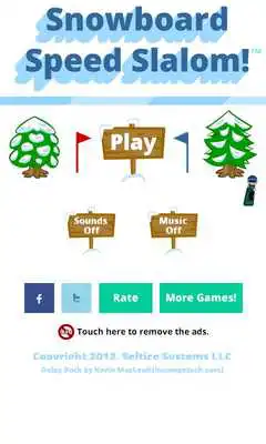 Play Snowboard Speed Slalom! Free