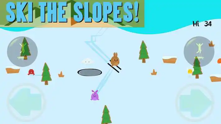 Play Snow Bunnies: Zombie Ski Run!