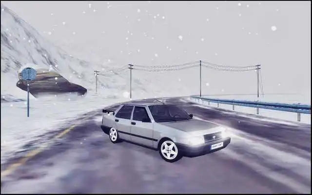 Play Snow Car Driving Simulator as an online game Snow Car Driving Simulator with UptoPlay