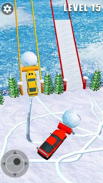 Play Snow Car Race! as an online game Snow Car Race! with UptoPlay