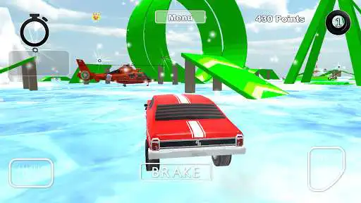 Play Snow Car Race & Stunts Extreme by Kaufcom  and enjoy Snow Car Race & Stunts Extreme by Kaufcom with UptoPlay