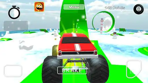 Play Snow Car Race & Stunts Extreme by Kaufcom as an online game Snow Car Race & Stunts Extreme by Kaufcom with UptoPlay