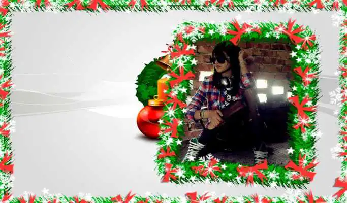 Play Snow Christmas Frames Photo