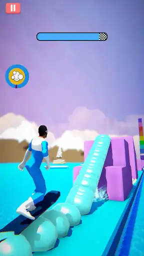 Play Snow Climb Race 3D as an online game Snow Climb Race 3D with UptoPlay