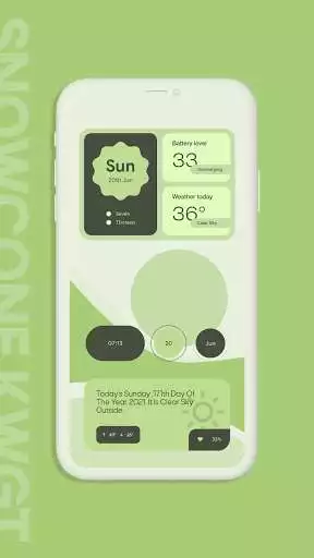 Play Snow Cone For KWGT Pro  and enjoy Snow Cone For KWGT Pro with UptoPlay