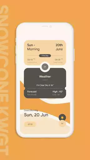 Play Snow Cone For KWGT Pro as an online game Snow Cone For KWGT Pro with UptoPlay