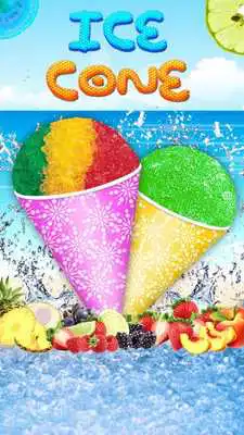 Play Snow Cones Maker Kids Food