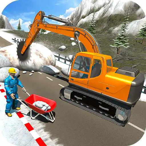 Run free android online Snow Cutter Excavator Simulator-Winter Snow Rescue APK