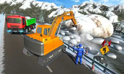Play APK Snow Cutter Excavator Simulator-Winter Snow Rescue  and enjoy Snow Cutter Excavator Simulator-Winter Snow Rescue using 