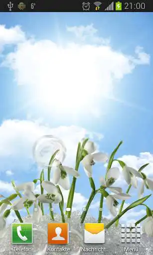 Play Snowdrops Live Wallpaper HD  and enjoy Snowdrops Live Wallpaper HD with UptoPlay