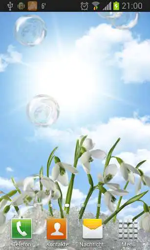 Play Snowdrops Live Wallpaper HD as an online game Snowdrops Live Wallpaper HD with UptoPlay