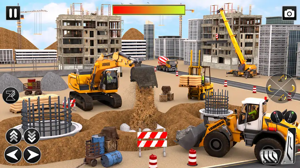 Play Snow Excavator Construction 3D  and enjoy Snow Excavator Construction 3D with UptoPlay