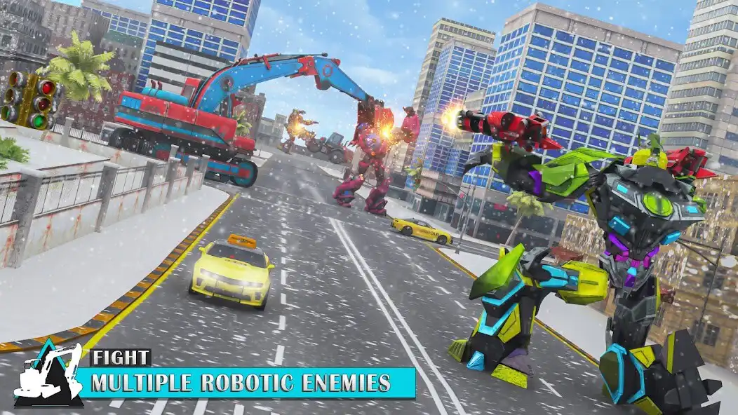 Play Snow Excavator Robot Games as an online game Snow Excavator Robot Games with UptoPlay