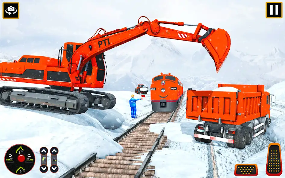 Play Snow Excavator Simulator Games as an online game Snow Excavator Simulator Games with UptoPlay