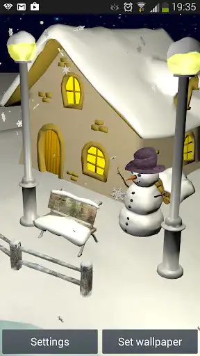 Play Snowfall 3D Live Wallpaper