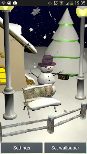 Play Snowfall 3D Live Wallpaper