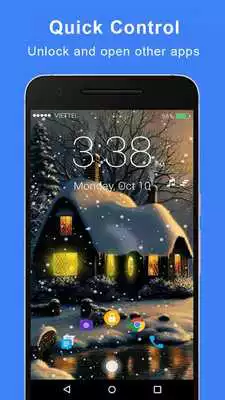 Play Snowfall Live Lock Screen
