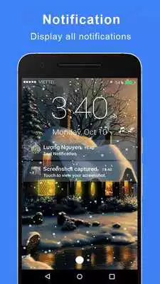 Play Snowfall Live Lock Screen