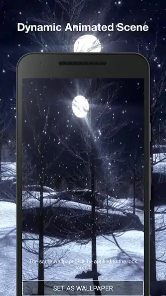 Play Snowfall Live Wallpaper Pro as an online game Snowfall Live Wallpaper Pro with UptoPlay