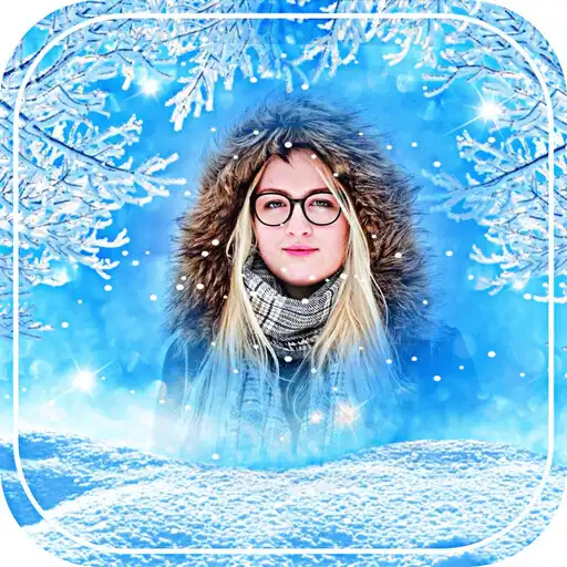 Free play online Snow Fall Photo Frame APK