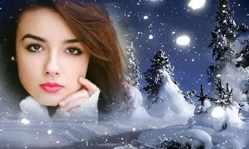 Play Snow Fall Photo Frame