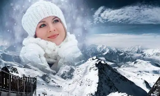Play Snow Fall Photo Frame