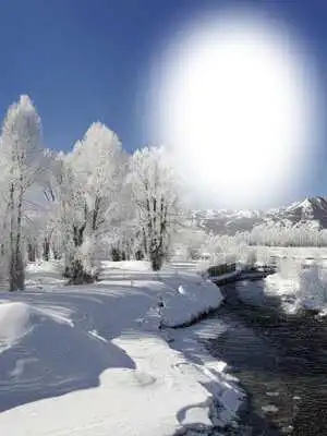 Play Snow Fall Photo Frame