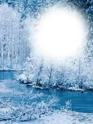 Play Snow Fall Photo Frame
