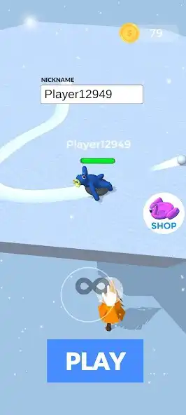 Play Snow Fighters.io as an online game Snow Fighters.io with UptoPlay