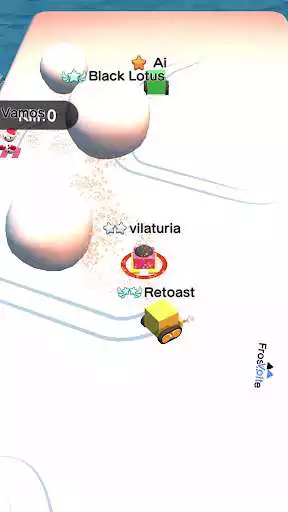 Play SnowFight.io as an online game SnowFight.io with UptoPlay
