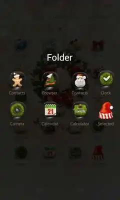Play Snowflake Dynamic V Launcher Theme