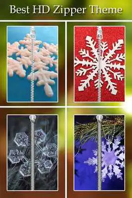 Play Snowflake Zipper Lock Play Snowflake Zipper Lock