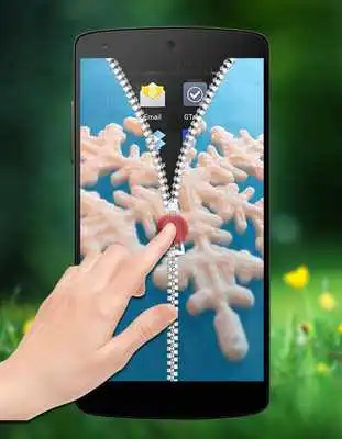 Play Snowflake Zipper Lock Play Snowflake Zipper Lock