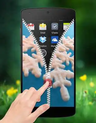 Play Snowflake Zipper Lock Play Snowflake Zipper Lock