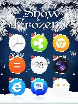 Play Snow Frozen White Winter Theme